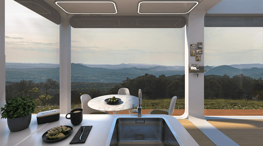 mountain sunset-view lot